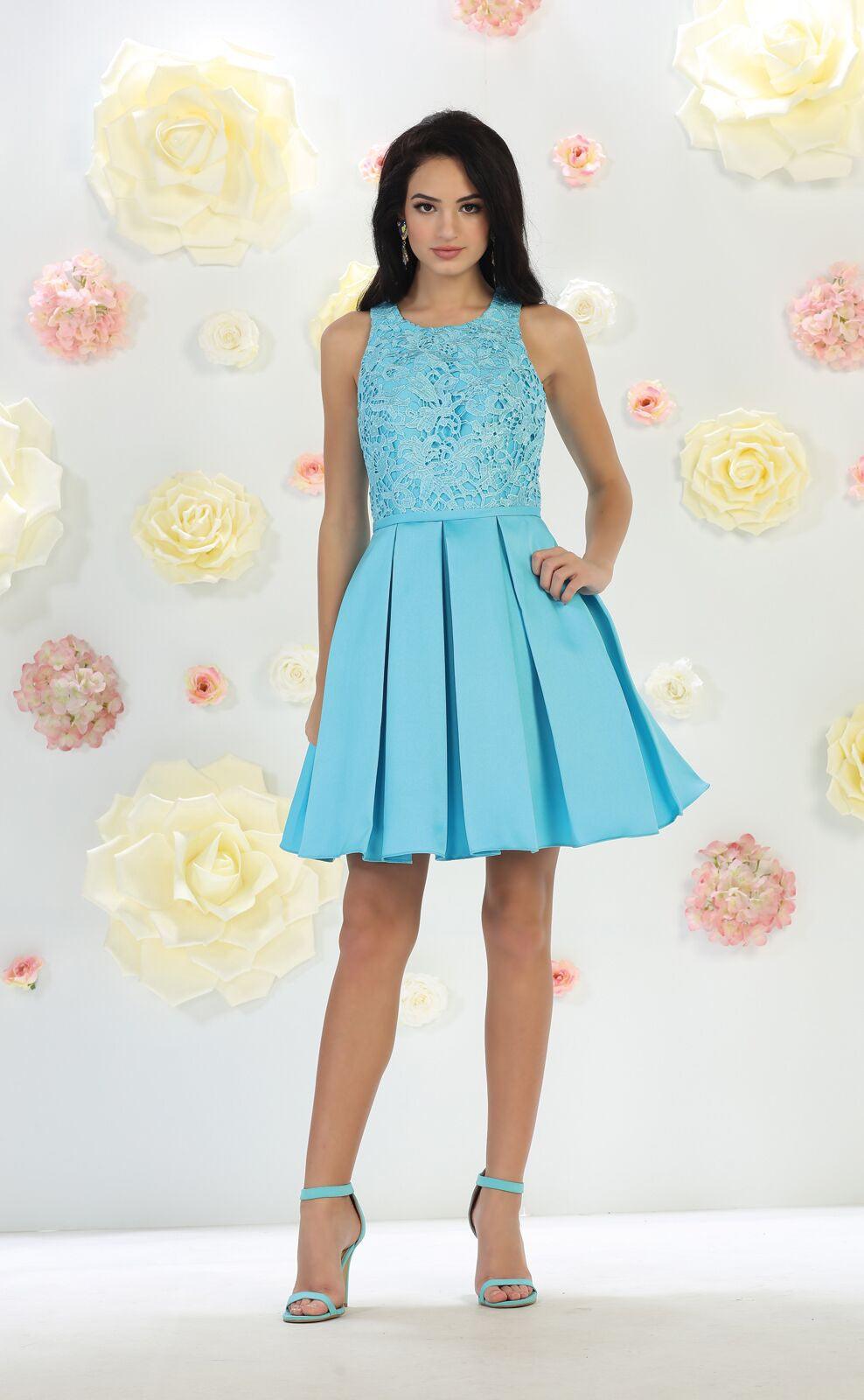Short Bridesmaids Dresses Homecoming Cocktail Party - The Dress Outlet May Queen