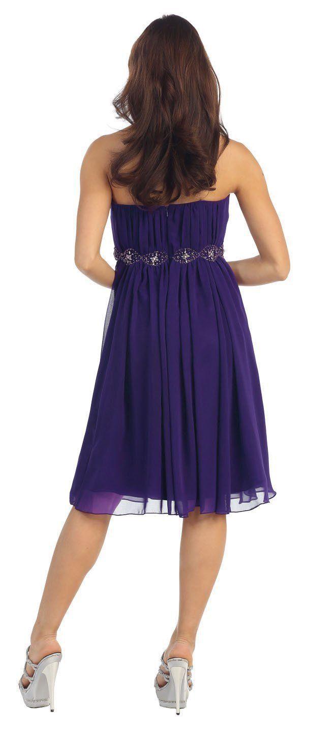 Short Cocktail Dress Bridesmaids - The Dress Outlet May Queen