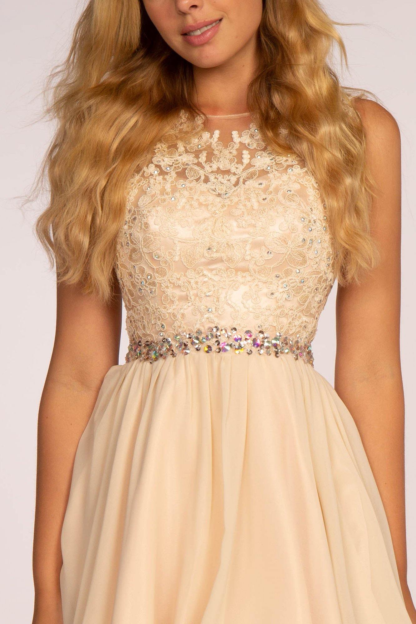 Short Cocktail Homecoming Chiffom Prom Dress - The Dress Outlet Elizabeth K