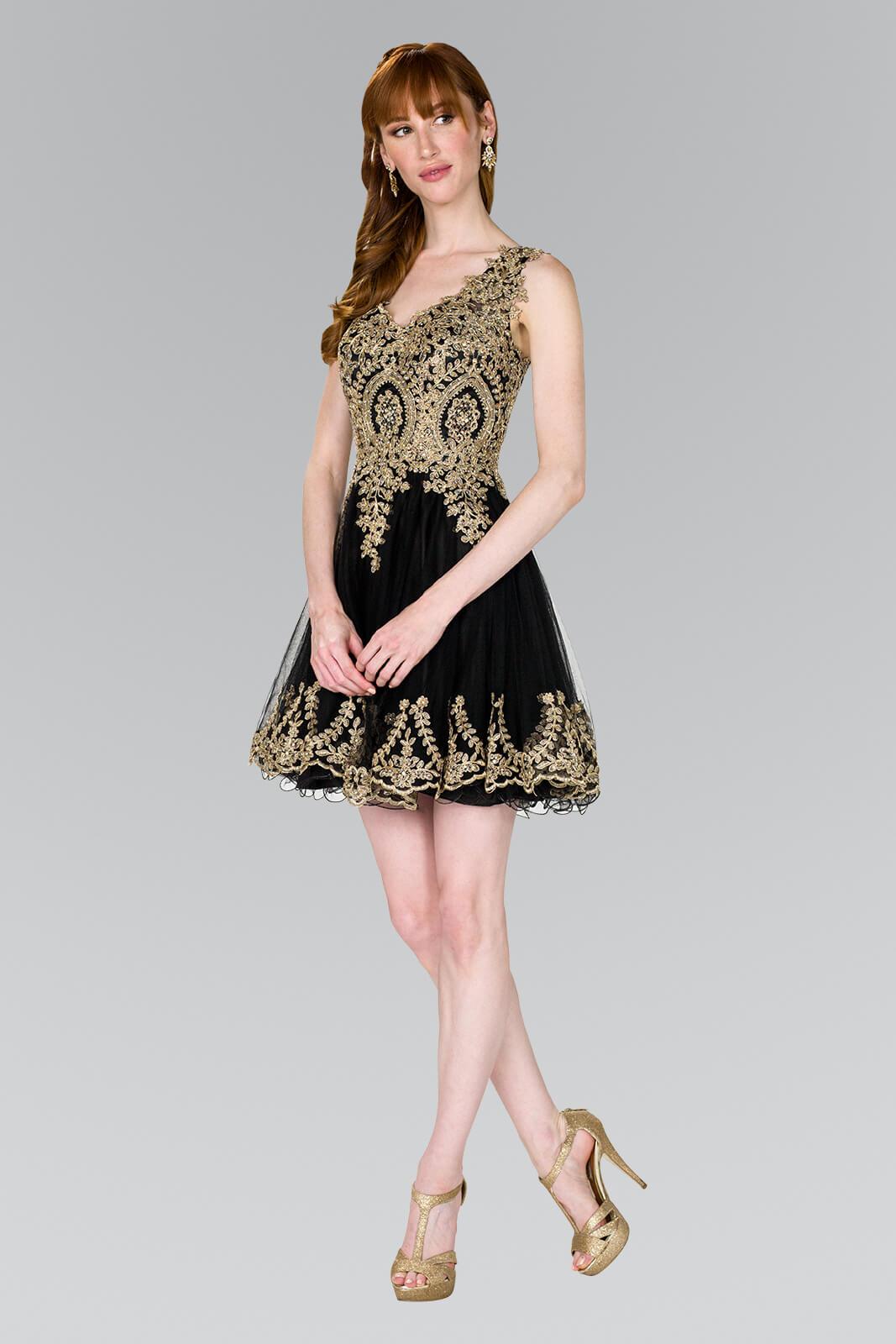 Short Cocktail Homecoming Dress Prom - The Dress Outlet Elizabeth K
