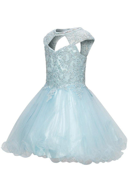 Short Flower Girl Dress Formal - The Dress Outlet Cinderella Couture