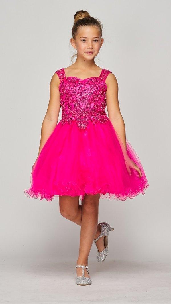 Short Flower Girl Dress Sleeveless