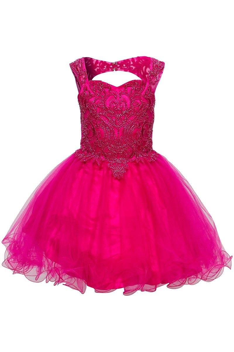 Short Flower Girl Dress Sleeveless