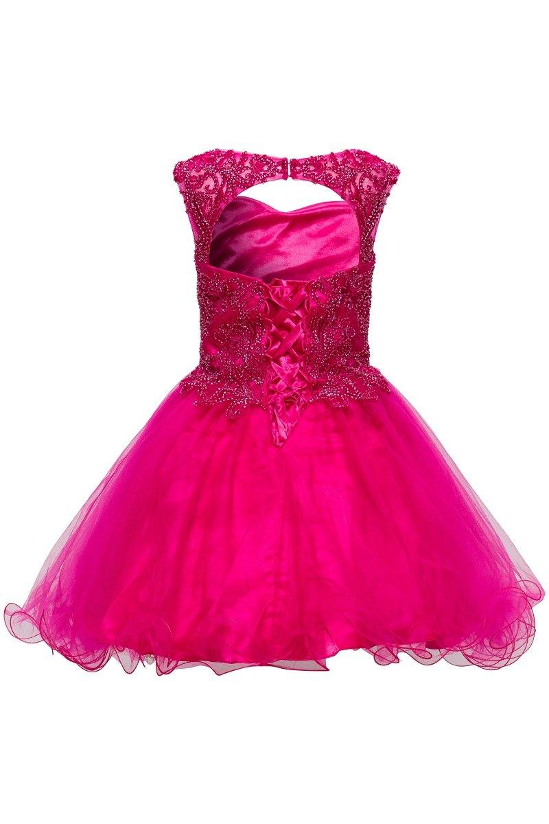 Short Flower Girl Dress Sleeveless
