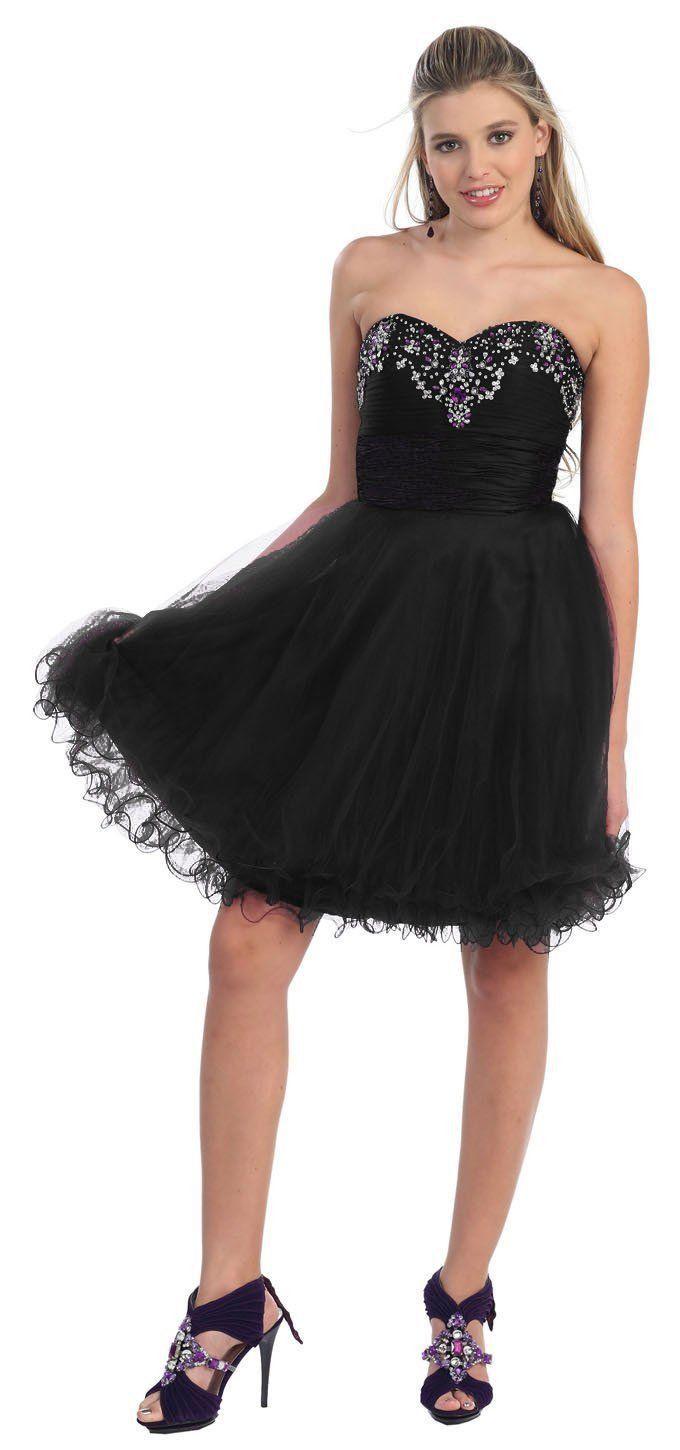 Short Formal Homecoming Prom Dress - The Dress Outlet May Queen