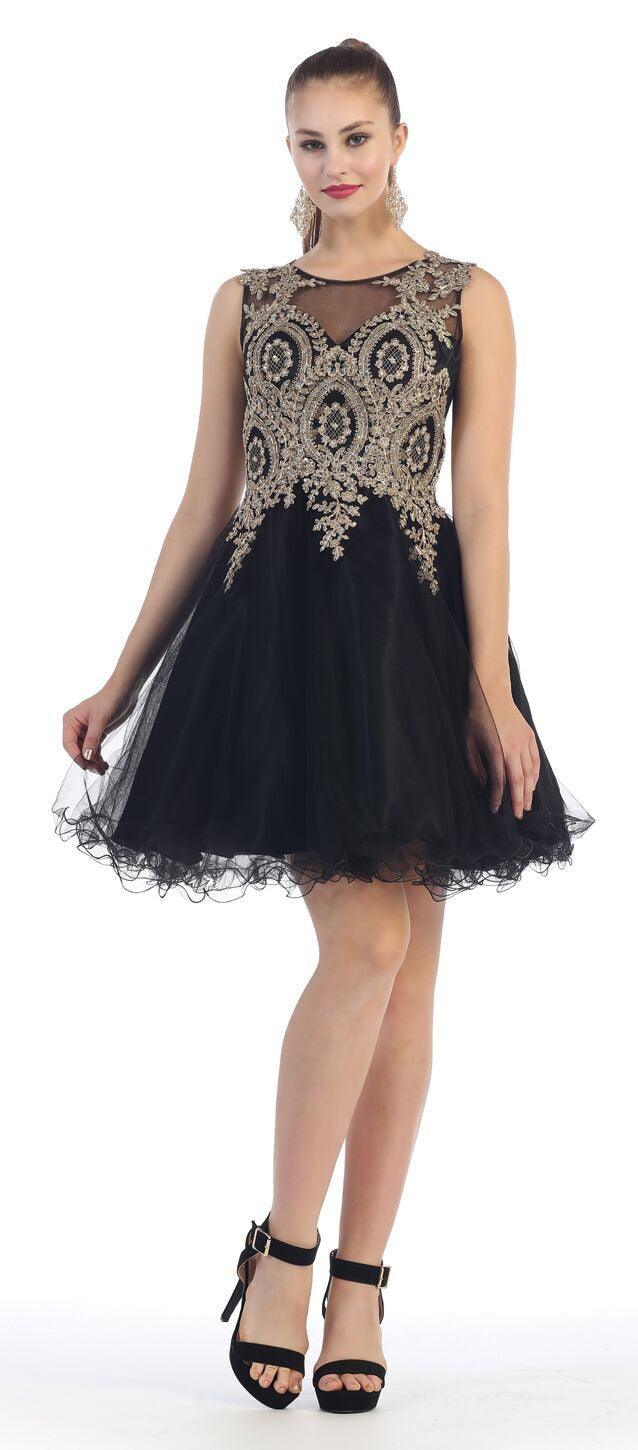 Short Formal Prom Homecoming Dress - The Dress Outlet May Queen