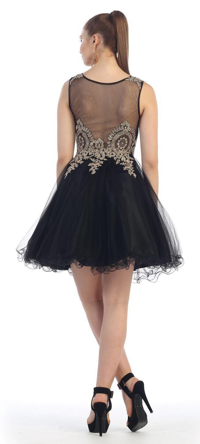 Short Formal Prom Homecoming Dress - The Dress Outlet May Queen