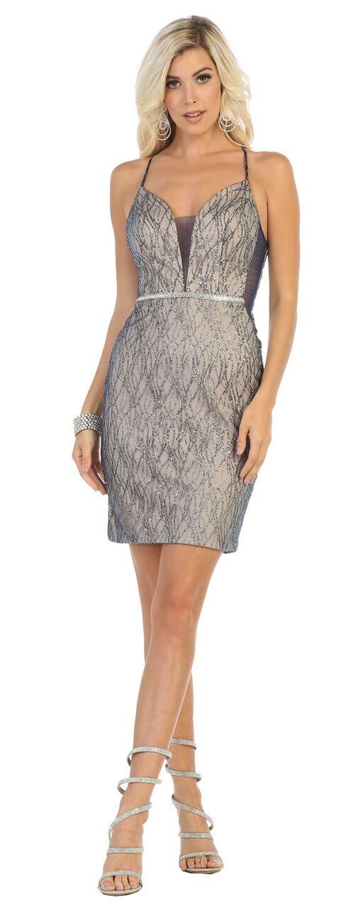 Short Halter Cocktail Prom Dress