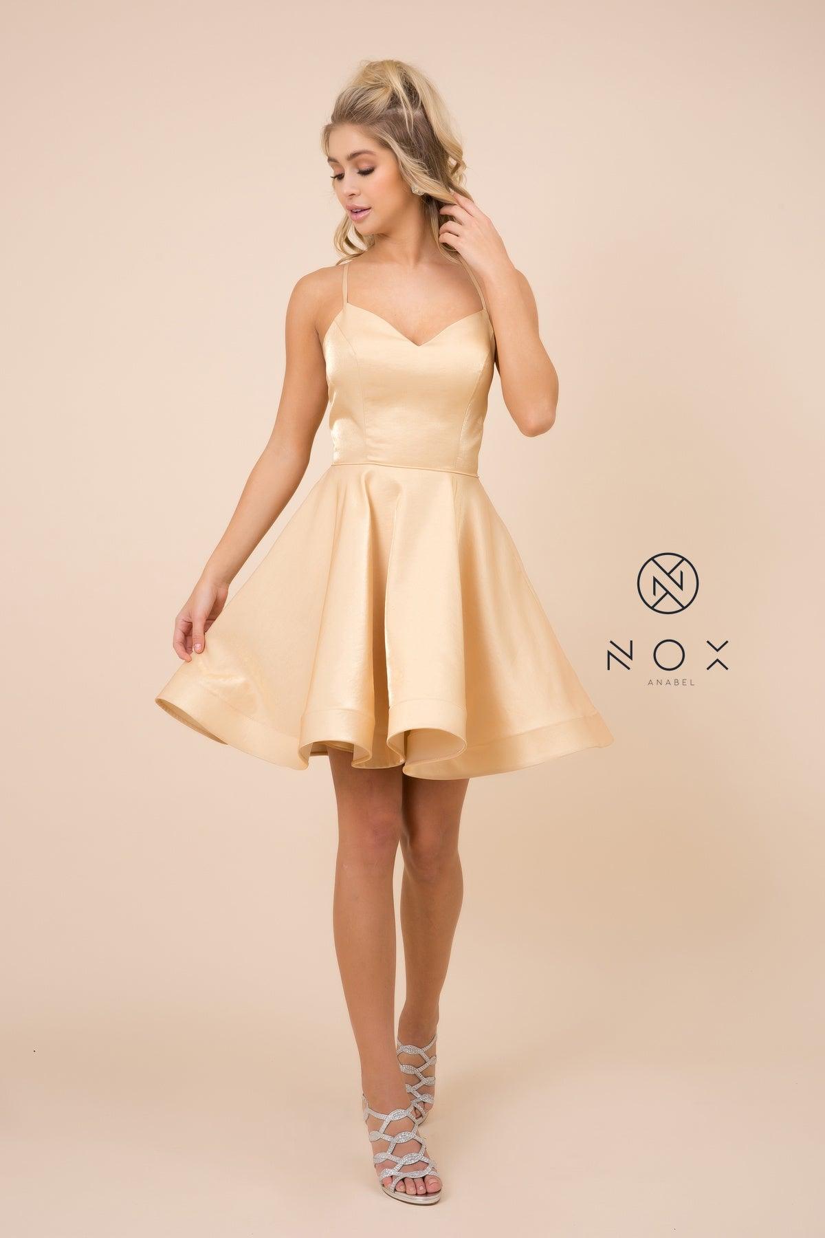 Short Homecoming Dress Sleeveless Cocktail