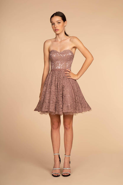 Short Homecoming Formal Dress Prom - The Dress Outlet Elizabeth K