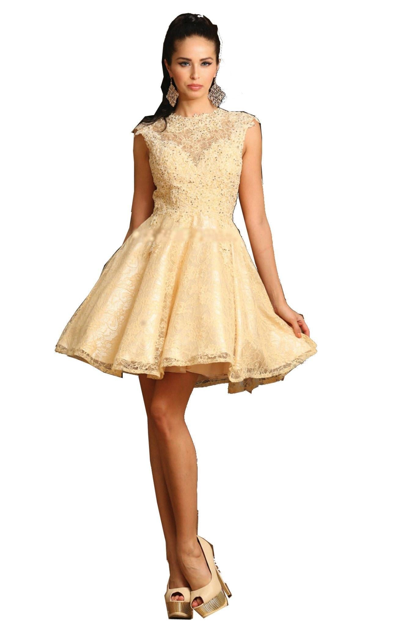 Short Homecoming Prom Cocktail Dress - The Dress Outlet May Queen