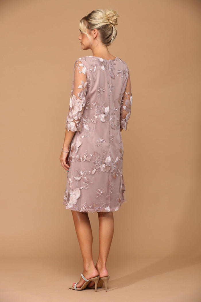 Short Mother of the Bride Chiffon Dress