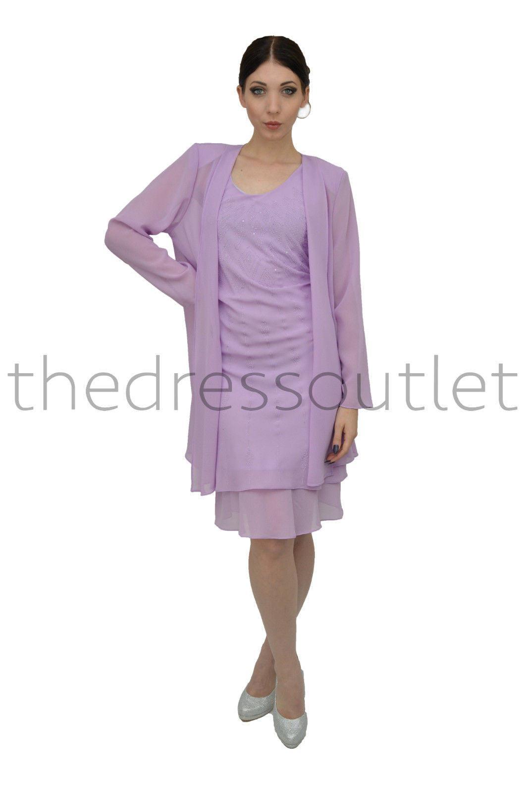 Short Mother of the Bride Formal Dress - The Dress Outlet Sally