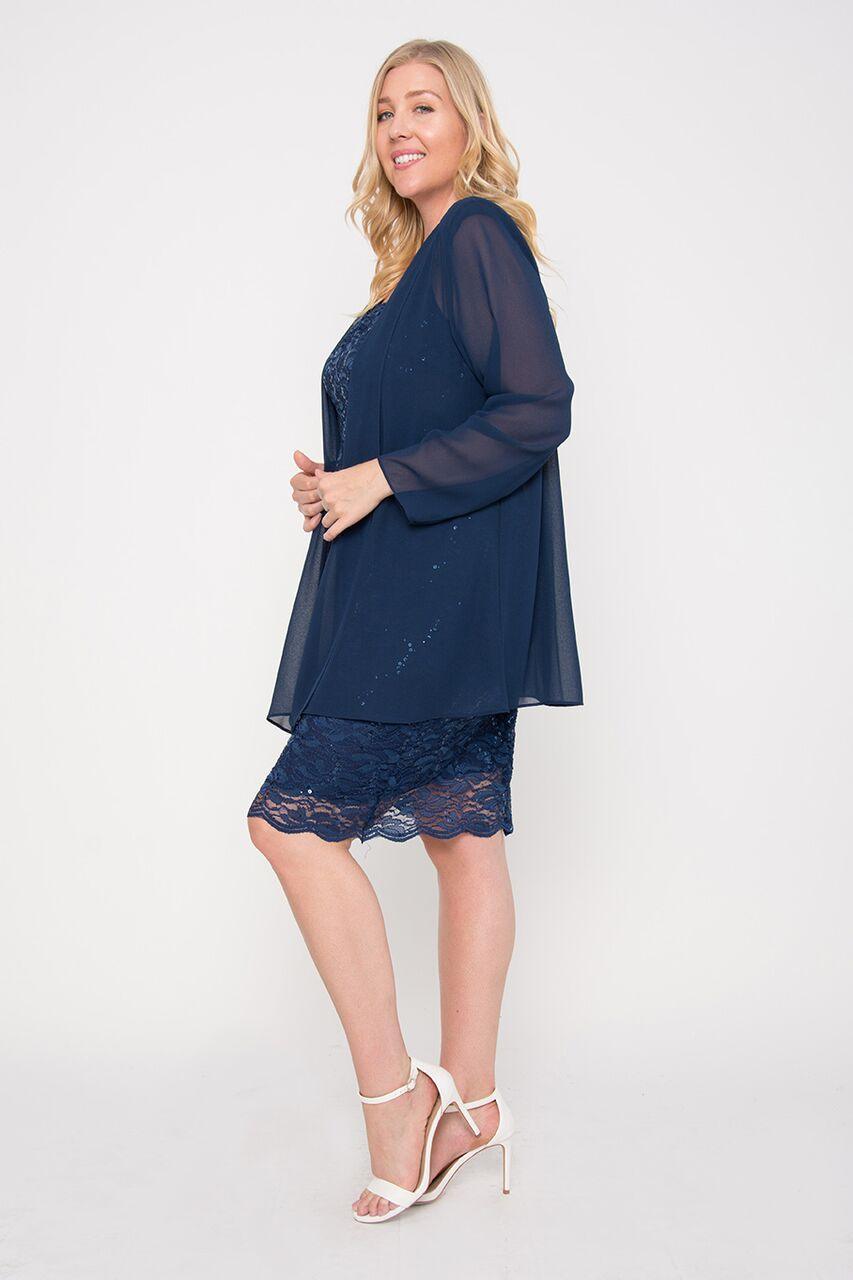 Short Mother of the Bride Formal Plus Size Dress
