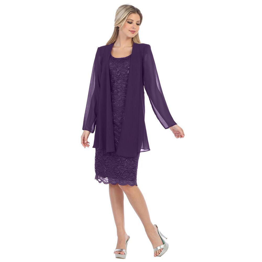 Short Mother of the Bride Formal Plus Size Dress