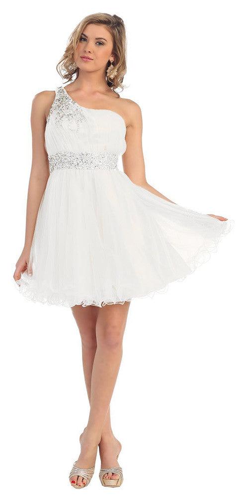 Short Plus Size Wedding Dress - The Dress Outlet May Queen
