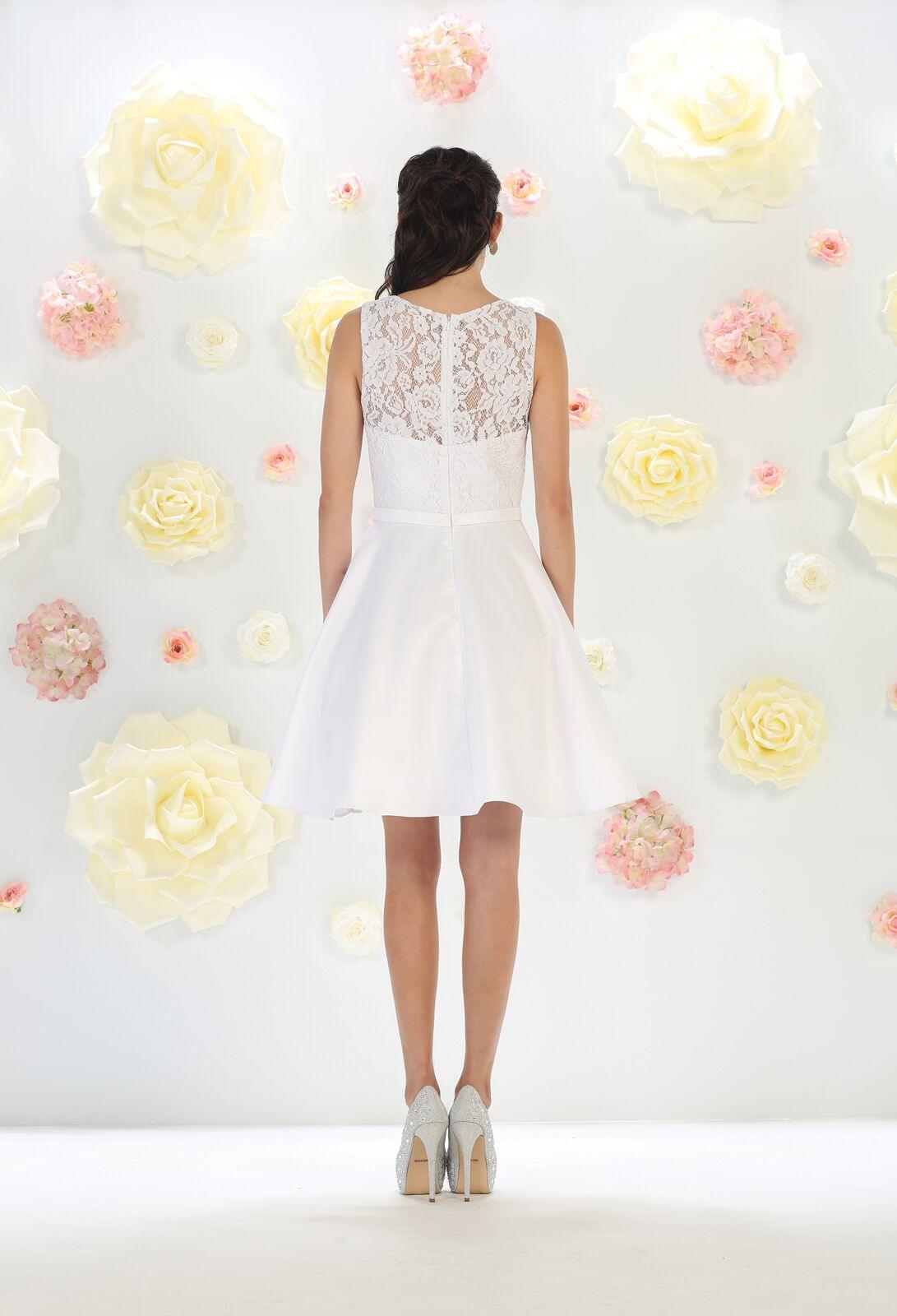 Short Prom Dress Formal Graduation Cocktail - The Dress Outlet May Queen
