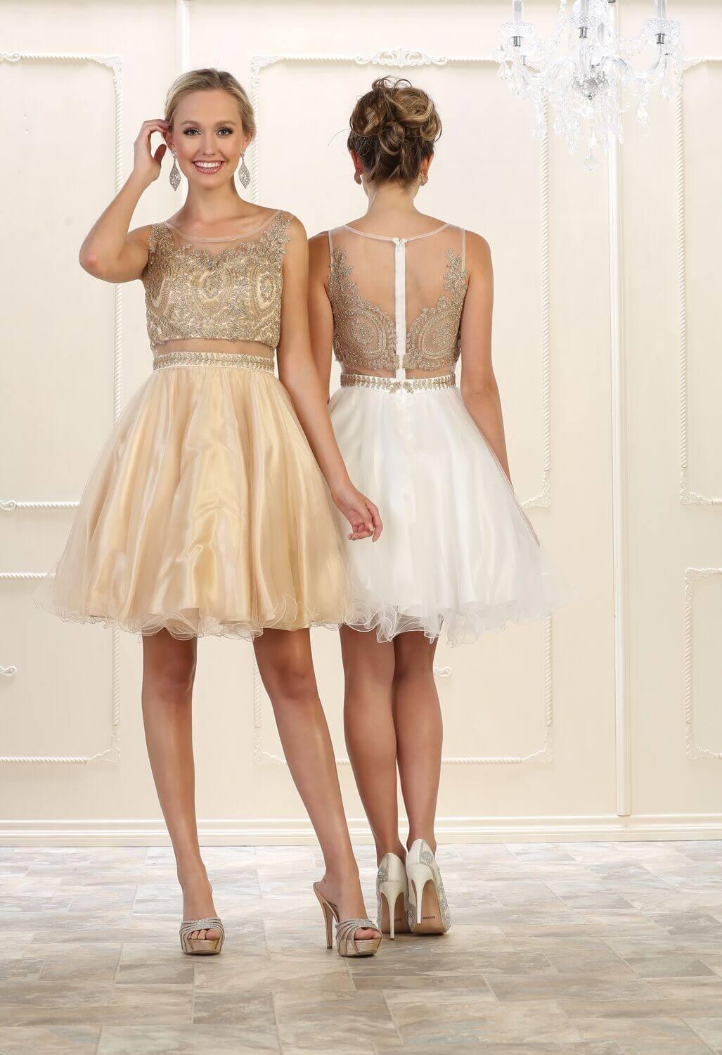 Short Prom Dress Homecoming - The Dress Outlet May Queen