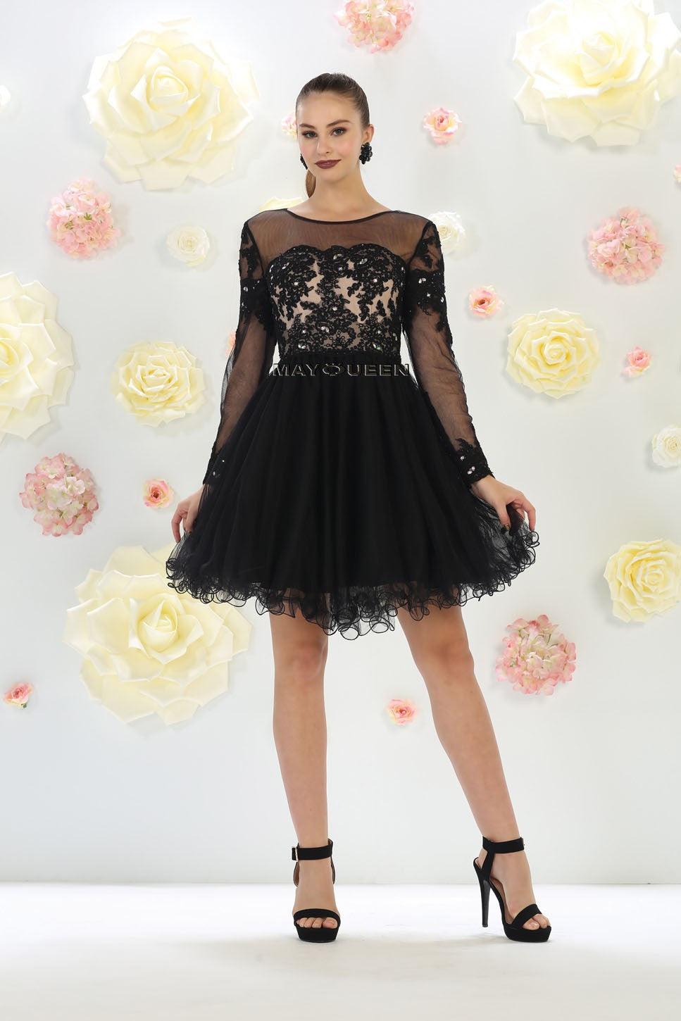 Short Prom Dress Homecoming - The Dress Outlet May Queen