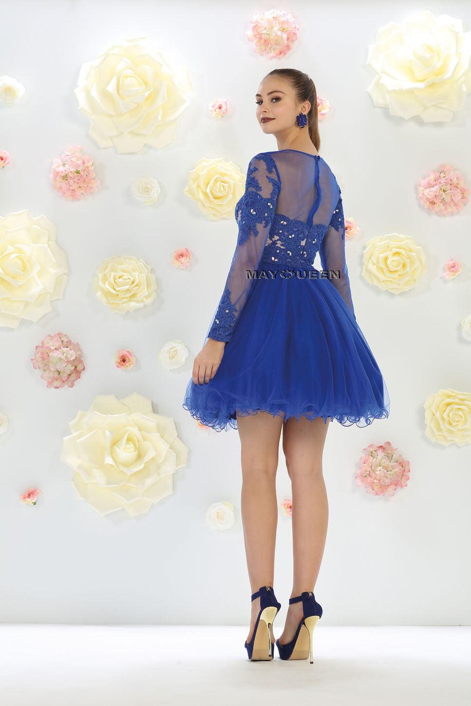 Short Prom Dress Homecoming - The Dress Outlet May Queen