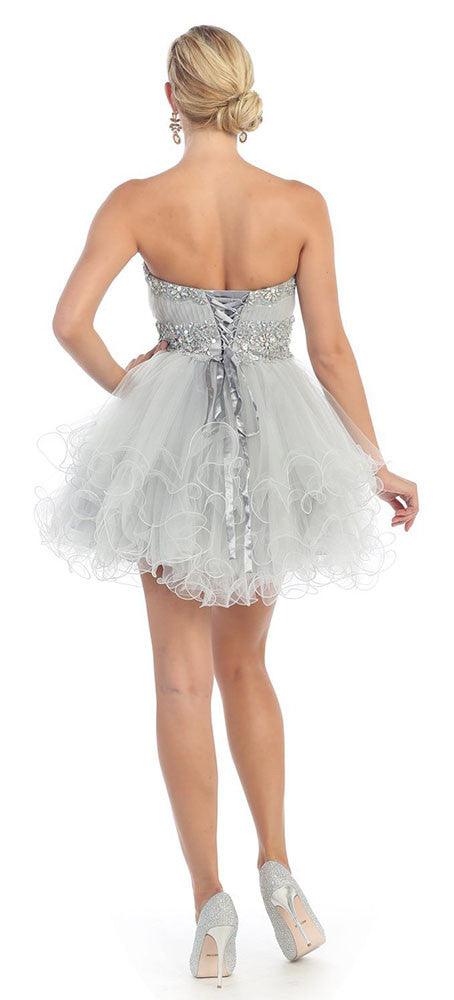 Short Prom Dress Plus Size Homecoming - The Dress Outlet May Queen