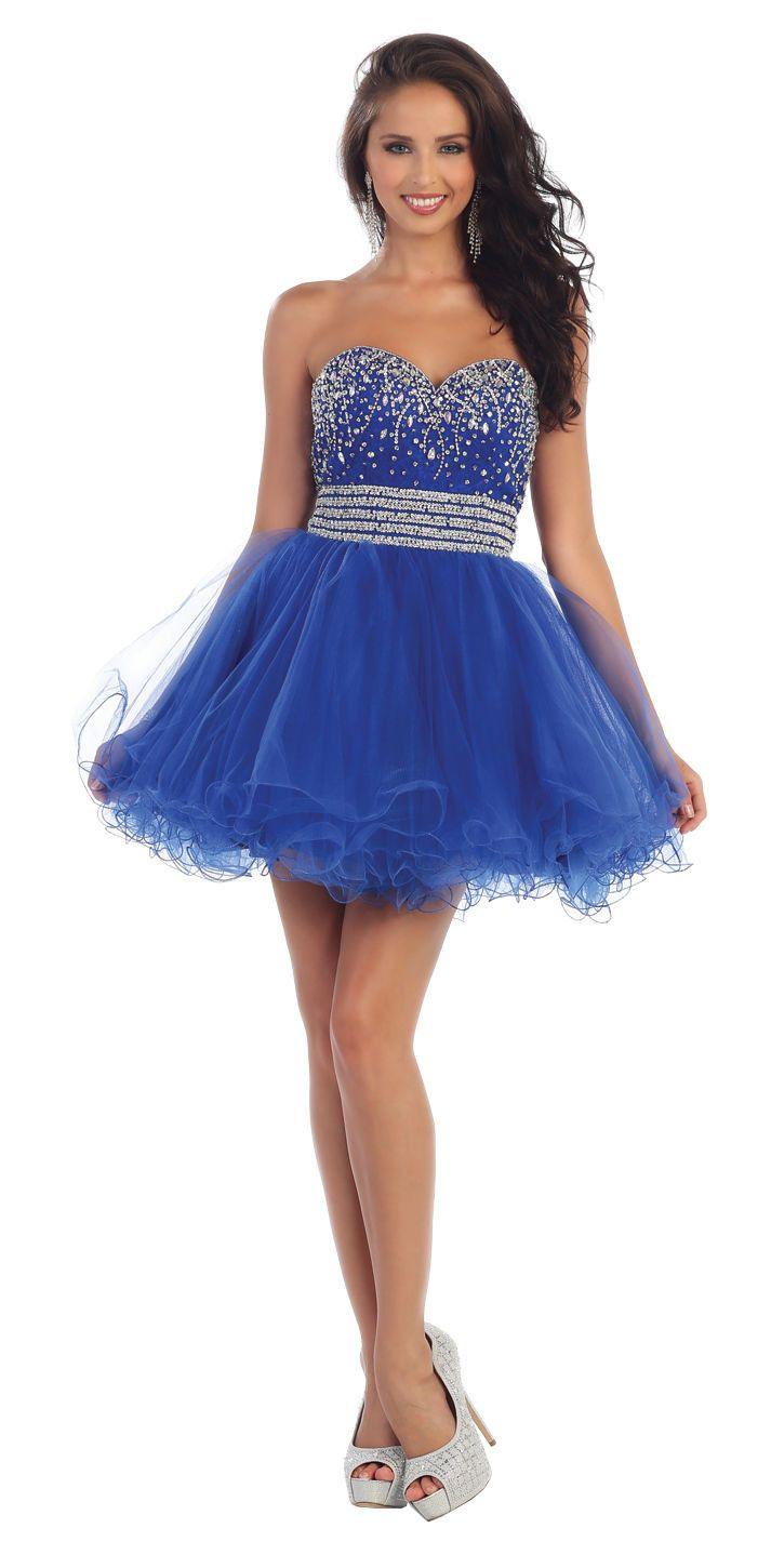 Short Prom Formal Cocktail Dress Homecoming - The Dress Outlet May Queen