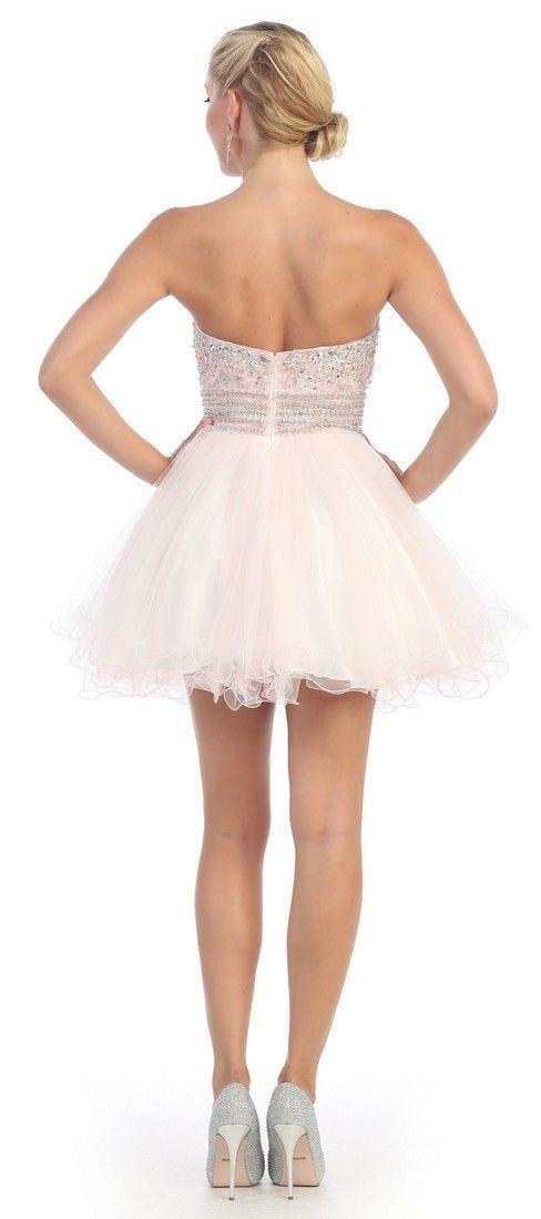 Short Prom Formal Cocktail Dress Homecoming - The Dress Outlet May Queen