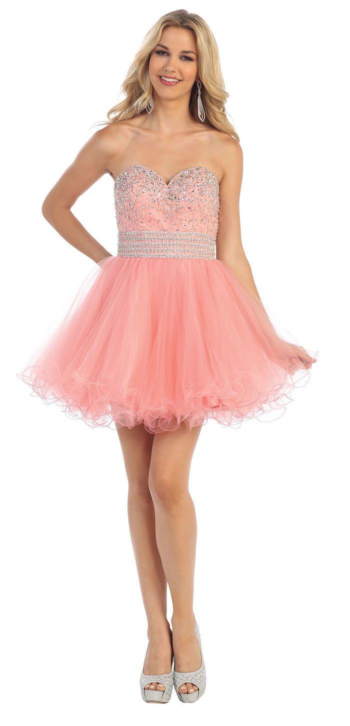 Short Prom Formal Cocktail Dress Homecoming - The Dress Outlet May Queen