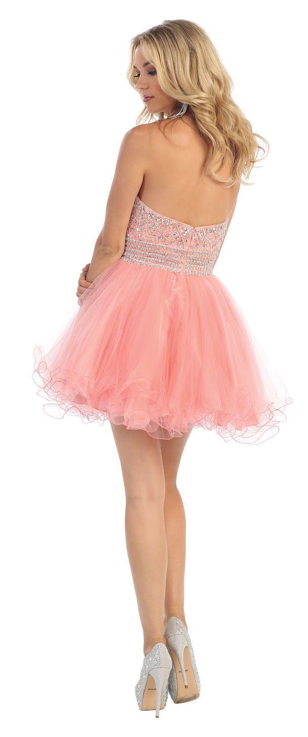 Short Prom Formal Cocktail Dress Homecoming - The Dress Outlet May Queen