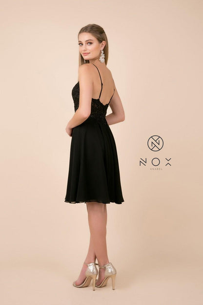 Short Prom Formal Homecoming Dress - The Dress Outlet Nox Anabel