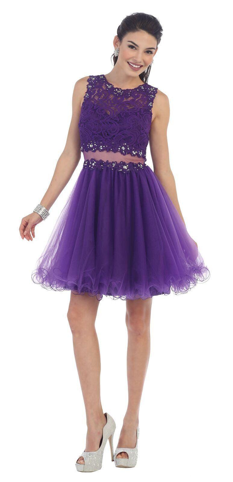 Short Prom Formal Homecoming Dress - The Dress Outlet May Queen