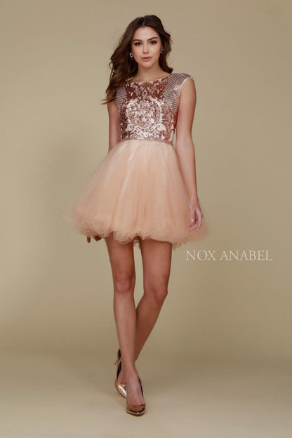 Short Prom Homecoming Dress - The Dress Outlet Nox Anabel