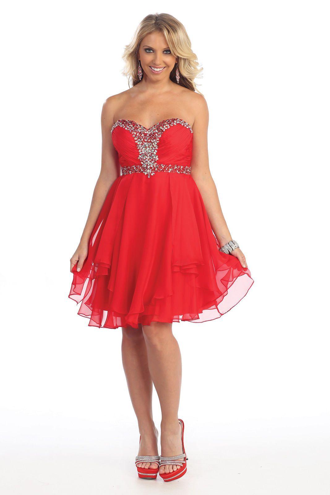 Short Prom Plus Size Homecoming Cocktail Dress - The Dress Outlet May Queen