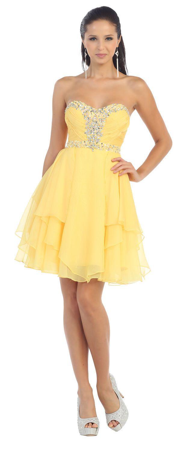 Short Prom Plus Size Homecoming Cocktail Dress - The Dress Outlet May Queen