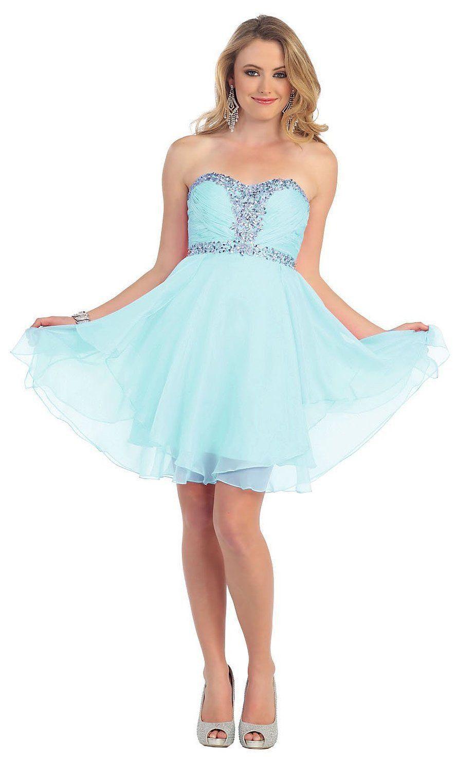 Short Prom Plus Size Homecoming Cocktail Dress - The Dress Outlet May Queen