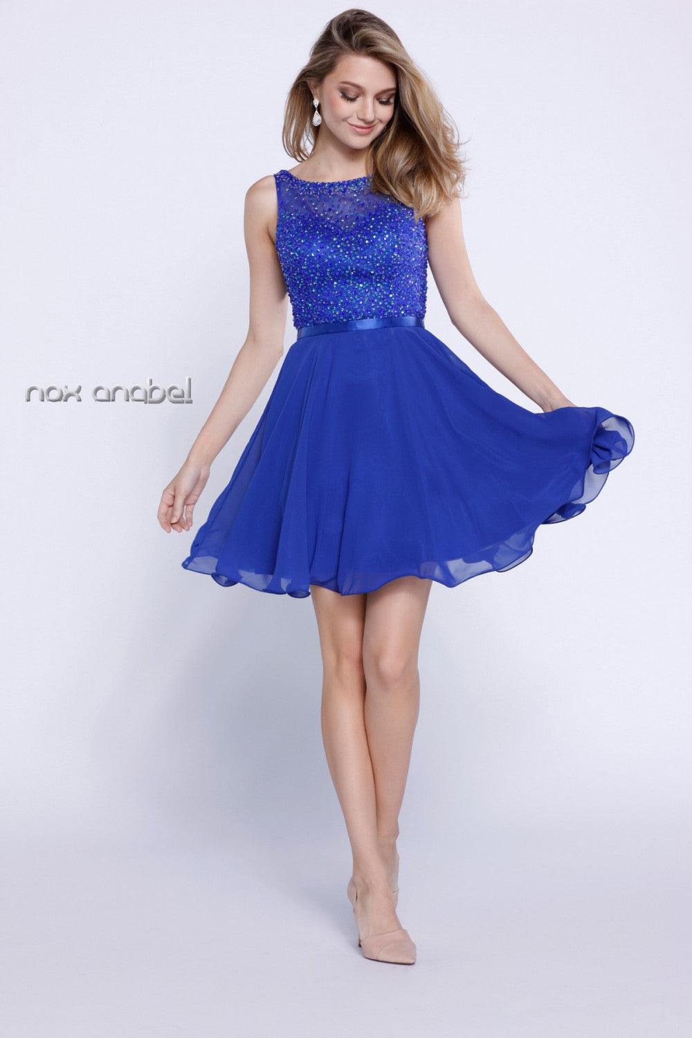 Short Prom Sexy Cocktail Dress - The Dress Outlet NOX Anabel