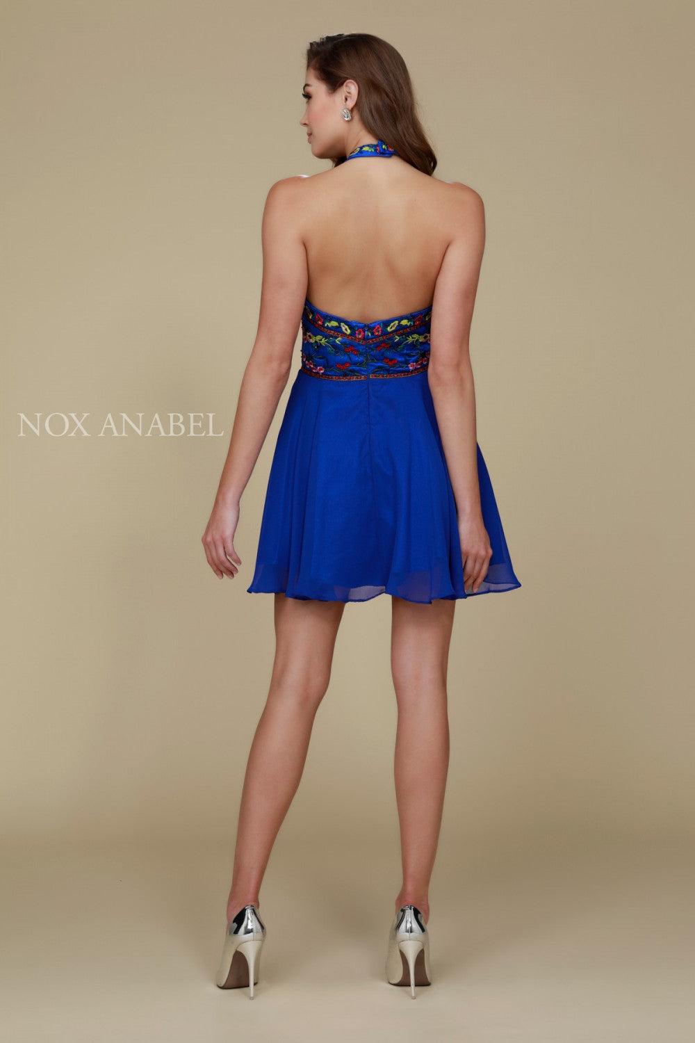 Short Sexy Formal Prom Cocktail Dress - The Dress Outlet Nox Anabel
