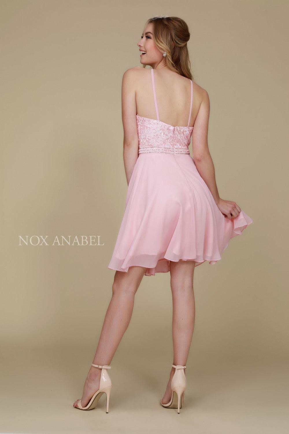 Short Sexy  Prom Homecoming Dress - The Dress Outlet Nox Anabel