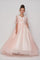 Short Sleeved Beaded Organza Gown Flower Girl - The Dress Outlet Cinderella Couture
