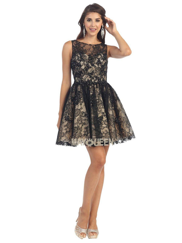 Short Sleeveless Dress Cocktail