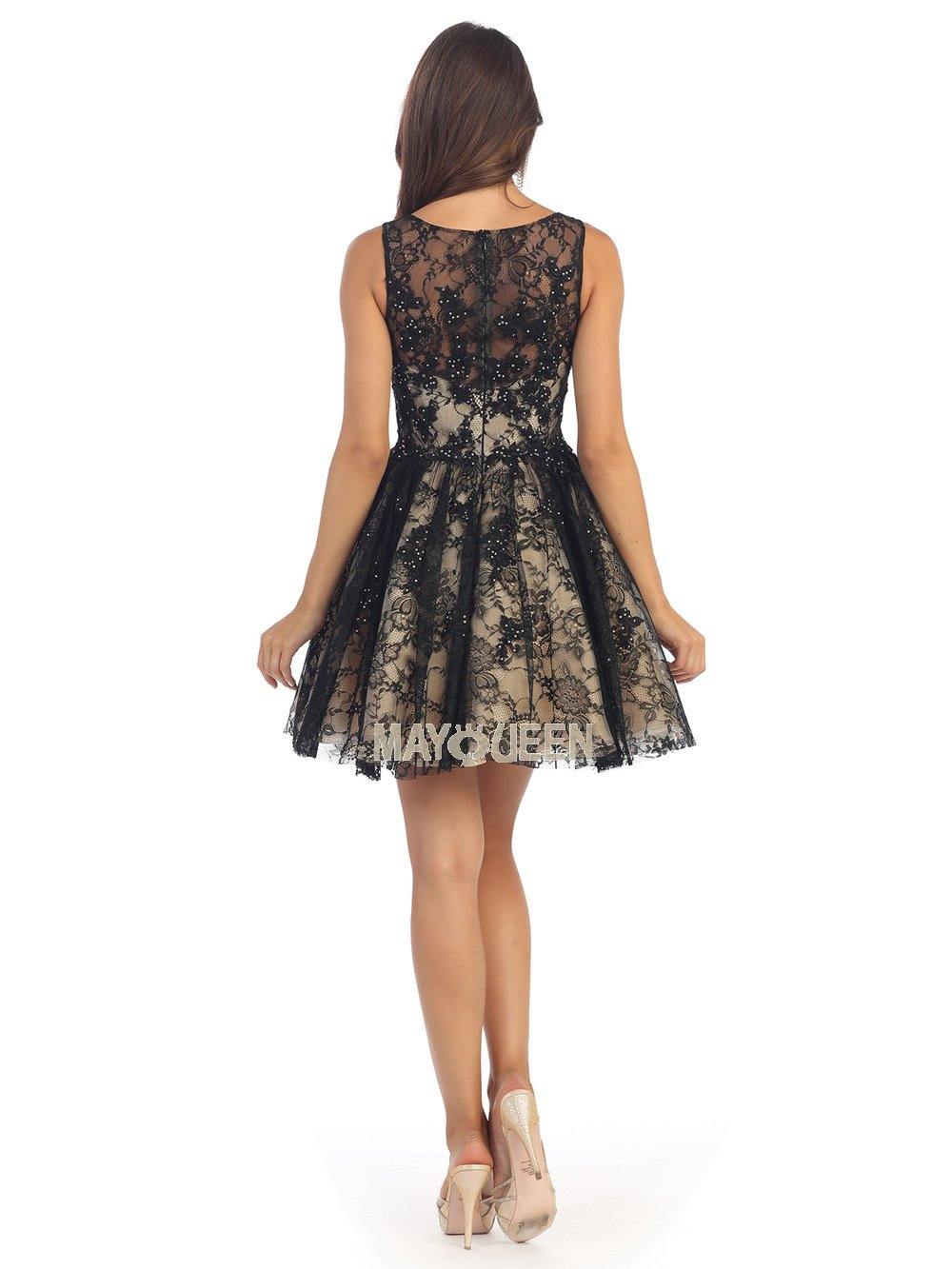 Short Sleeveless Dress Cocktail - The Dress Outlet May Queen