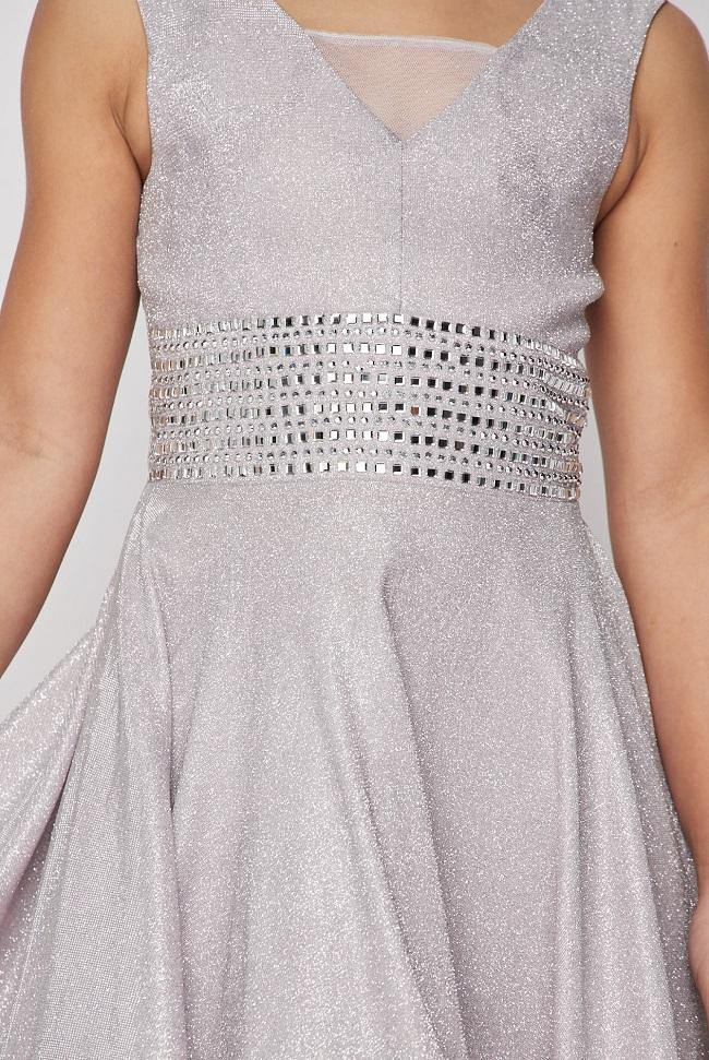 Short Sparkle Flower Girl Dress