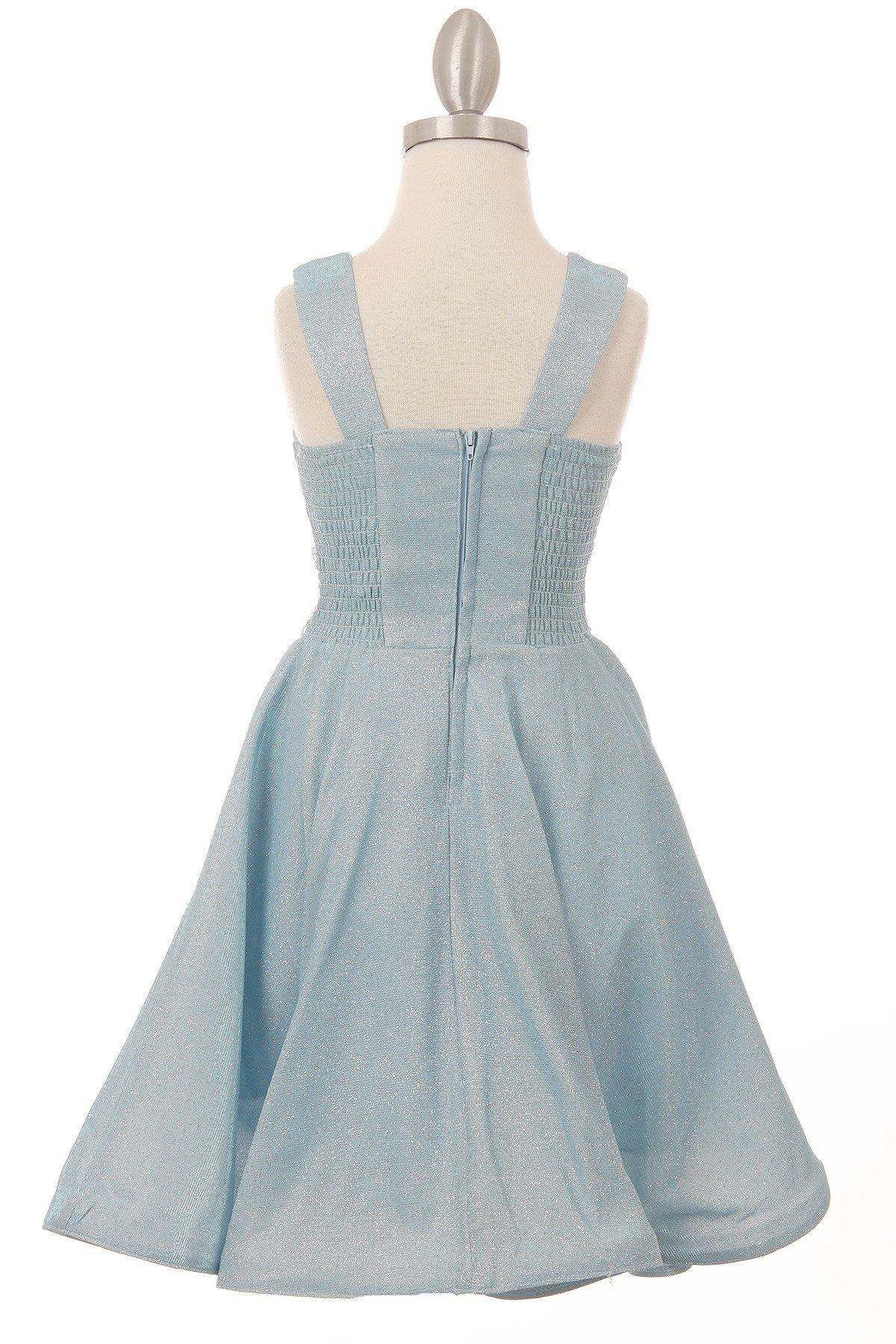 Short Sparkle Flower Girl Dress