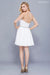 Short Strapless Formal Homecoming Dress - The Dress Outlet Nox Anabel