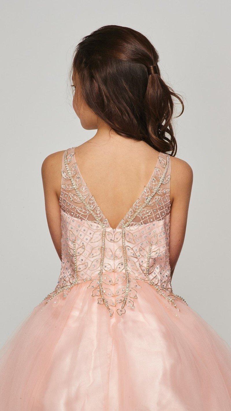 Short Tulle Dress Sleeveless Flower Girl