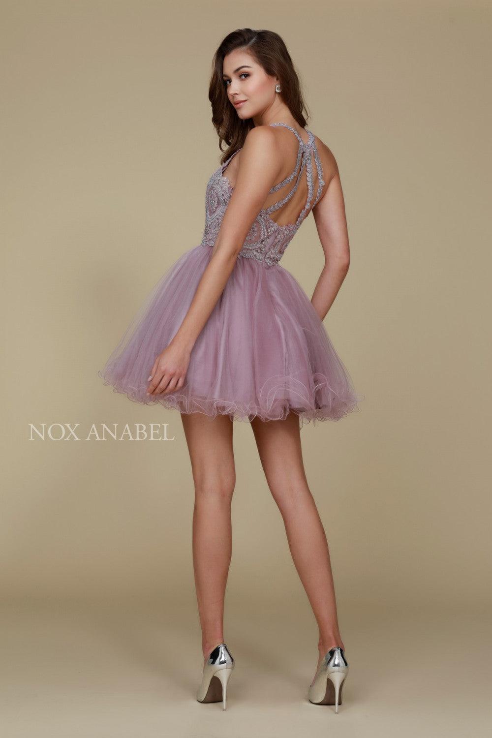 Short Tulle Prom Homecoming Dress - The Dress Outlet Nox Anabel