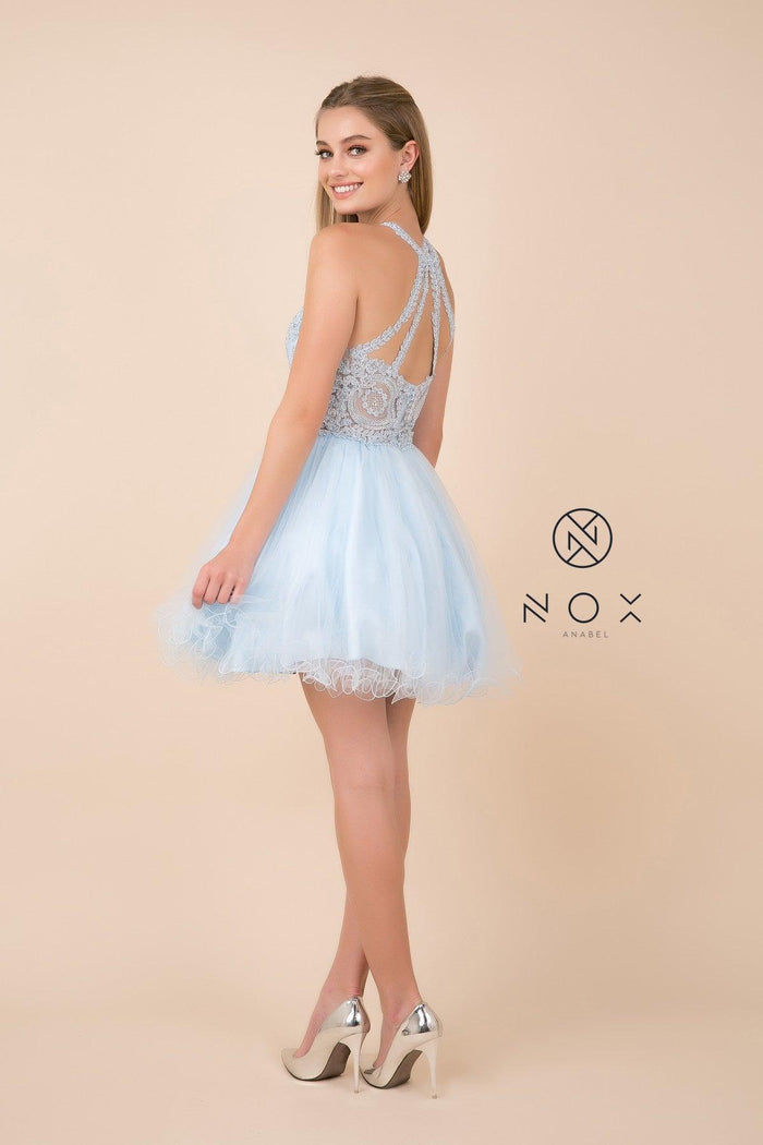 Short Tulle Prom Homecoming Dress - The Dress Outlet
