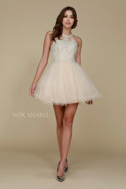 Short Tulle Prom Homecoming Dress - The Dress Outlet Nox Anabel