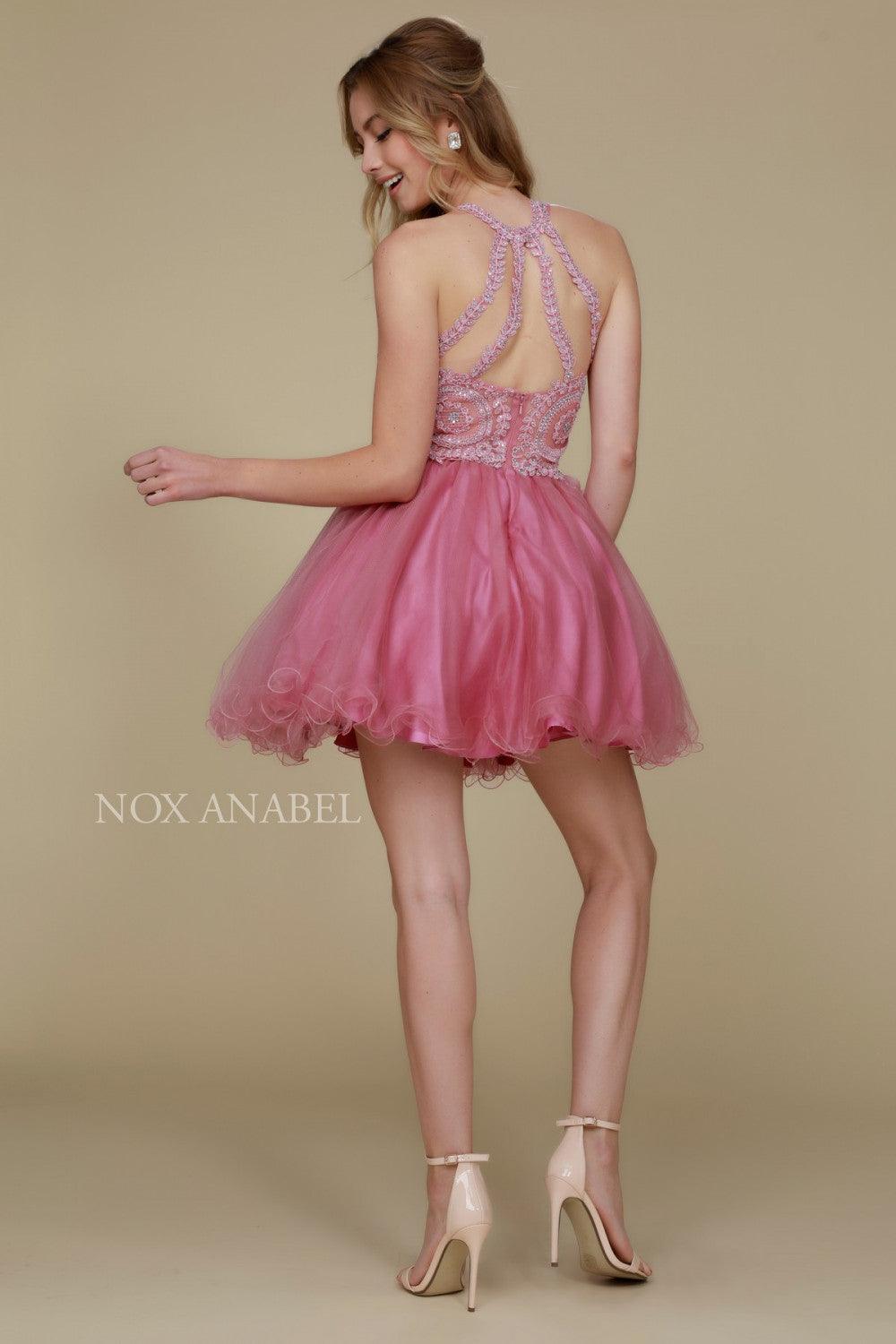 Short Tulle Prom Homecoming Dress - The Dress Outlet Nox Anabel