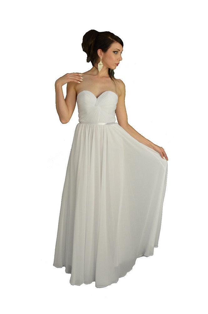Simple Wedding Plus Size Long Gown - The Dress Outlet May Queen